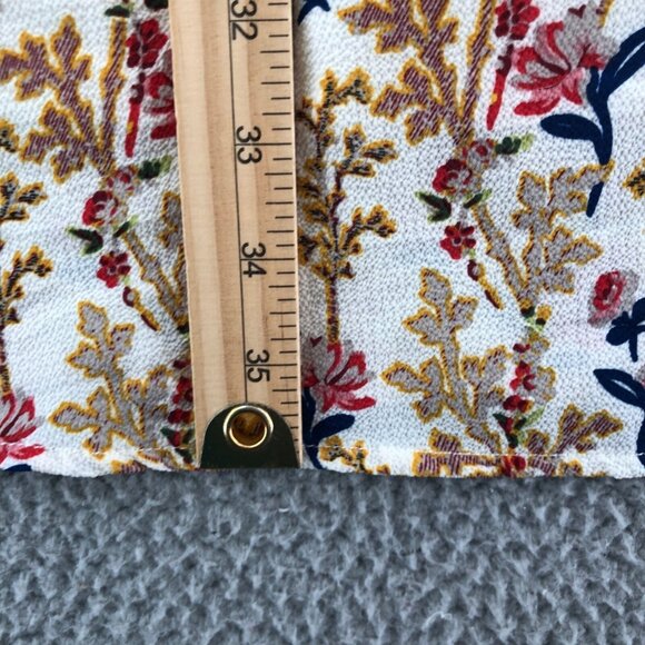 Entro Dress Womens Large Multicolor Floral Mini Swing Cutout Halter Sleeveless - Picture 9 of 10